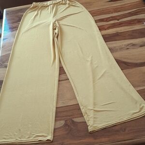 Nasty Girl Super high waist, Satin Wide leg pants